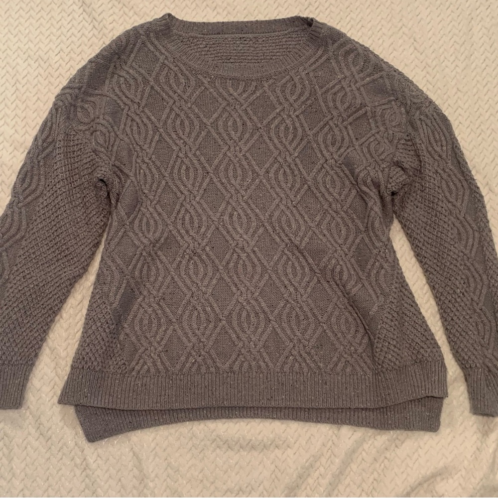Lilia Boutique hand knit sweater cotton blend